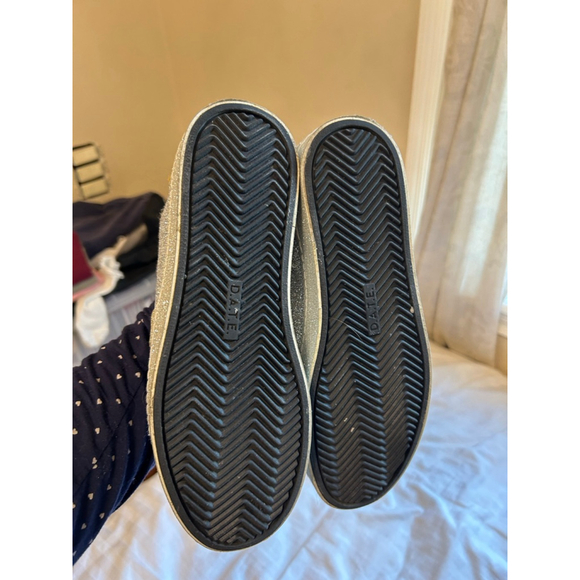 D.A.T.E. Silver Glitter Sneakers - Picture 5 of 5